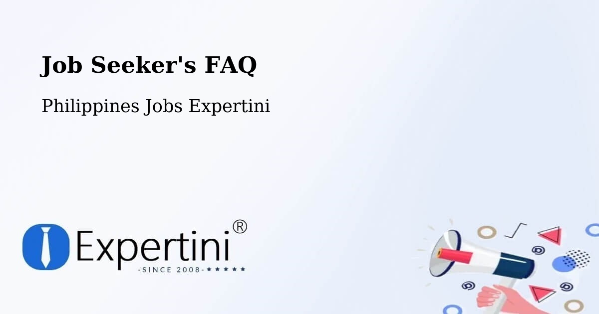 Job Seeker FAQ – Ramos West - Philippines Jobs Expertini
