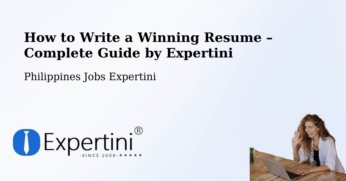 Resume Writing Guide for Job Seekers – Ramos West - Ramos West, Philippines Jobs Expertini